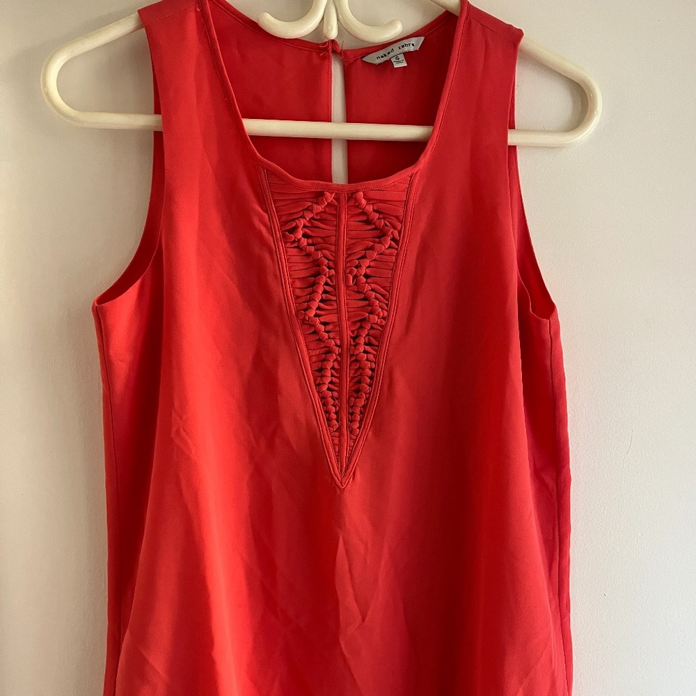 Naked Zebra Sleeveless Top